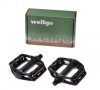 Pedale Bicicleta Plastic Wellgo, Filet 9/16, Negre