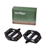 Set pedale plastic Wellgo, filet 9/16, culoare negru Cod:AWR0083
