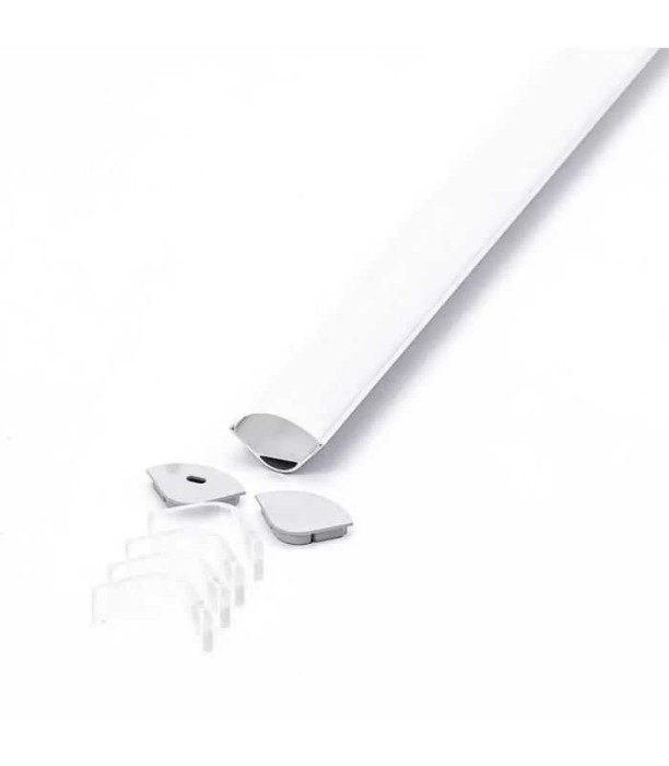 Profil aluminiu unghi 90 grade 2m argintiu-mat V-TAC SKU-3363