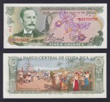 Costa Rica 1989 - 5 colones UNC