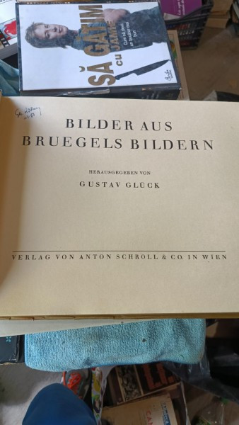 Bilder Aus Bruegels Bildern , Herausgegeben Von Gustav Gluck (ALBUM IN FORMAT FOARTE MARE)