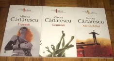 Mircea Cartarescu - Travesti, Gemenii, Mendebilul (3 volume noi) foto