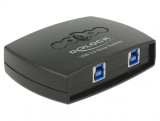 Distribuitor / Switch USB 3.0 2 PC x 1 periferica, Delock 87723