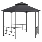vidaXL Pavilion cu pereți laterali, antracit, 3,1x2,7 m