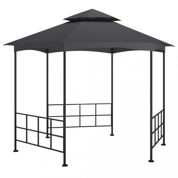 vidaXL Pavilion cu pereți laterali, antracit, 3,1x2,7 m