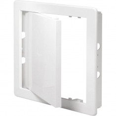 Usita de Vizitare Karro, 300x400 mm, Plastic Alb, Usite de Vizitare Mici de Plastic, Usite de Plastic 300x400 mm, Usite din Plastic pentru Casa, Usite