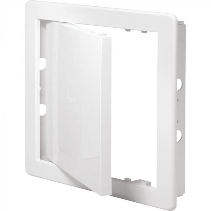 Usita de Vizitare Karro, 150x200 mm, Plastic Alb, Usite de Vizitare Mici de Plastic, Usite de Plastic 150x200 mm, Usite din Plastic pentru Casa, Usite