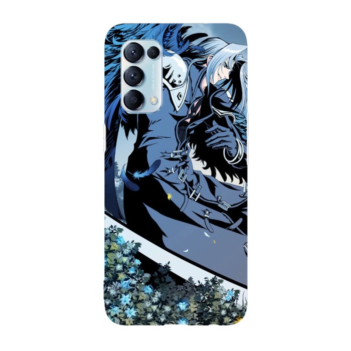 Husa compatibila cu Oppo A54s, Viceversa, model Sephiroth Final Fantasy, Silicon, TPU