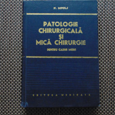 PATOLOGIE CHIRURGICALA SI MICA CHIRURGIE -P.SIMICI