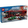 LEGO CITY CAMION F1 CU MASINILE F1 RB20 SI AMR24 60445