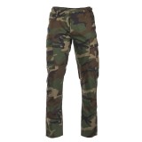 Pantaloni US BDU Slim Fit Woodland Mil-Tec XXL