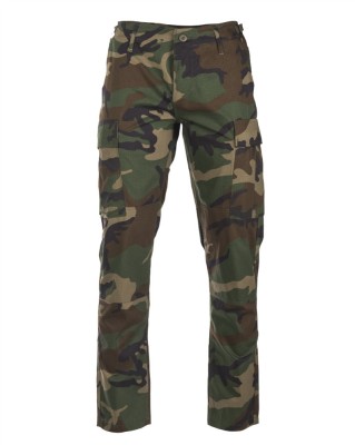 Pantaloni US BDU Slim Fit Woodland Mil-Tec XXL foto