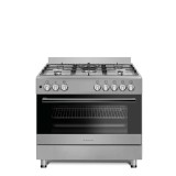 Aragaz mixt Studio Casa FE90/60, multifunctional, cuptor electric, 5 arzatoare gaz, 90 x 60 cm, grill electric, rotisor, 2 ventilatoare, aprindere ele