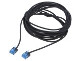 Cabluri patch U/UTP 6a 5m Cu LSZH negru 32AWG