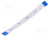 Banda FFC, 12 pini, lungime 76mm, seria FFC5-TIN, GCT - 05-12-A-0076-A-4-06-4-T