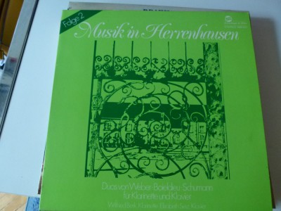 WEber, Boieldieu, Schumann, vinil foto