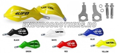 Handguard enduro MX UFO insertie aluminiu foto