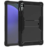 Techsuit - Rugged TabShell + Screen Protector - Samsung Galaxy Tab S9 Plus / S10 Plus / S9 FE Plus - Black