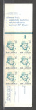 S.U.A.1986 Personalitati carnet KS.53, Nestampilat