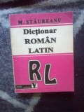 Z1 Dictionar roman-latin - M. Staureanu