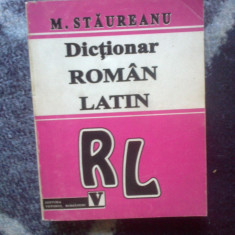 z1 Dictionar roman-latin - M. Staureanu
