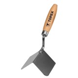 Mistrie unghiulara din inox 85 x 60 mm Topex pentru colturi si finisaje