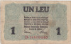 ROMANIA 1 LEU BGR 1917 aF