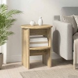 vidaXL Dulap lateral Stejar Sonoma &Oslash;40 x 50 cm Lemn prelucrat 899820