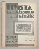 REVISTA CRESCATORULUI DE ANIMALE , ANUL IV , NR. 7-8 , 1938