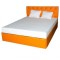 Set Saltea cu spuma, Nova Comfort Flex 180x200x20cm, fermitate tare, hipoalergenica, husa detasabila, Saltsib plus 2 perne matlasate, microfibra, 50x7