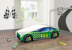 Pat Tineret MyKids Race Car 04 Green-140x70 foto