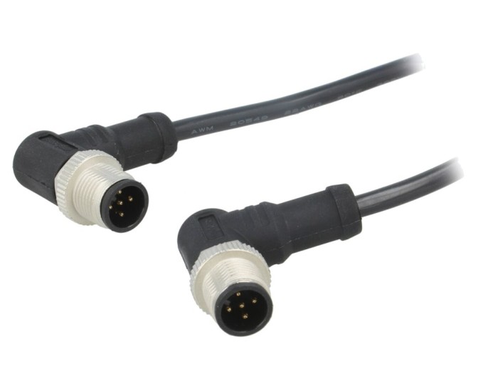 Cablu M12 1m, IP68/IP69K