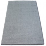Covor Shaggy Micro argintiu, 80x150 cm, Dreptunghi, Poliester