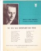 AMS - PARTITURA - NU MA MAI DESPART DE TINE, MUZICA: AUREL GIROVEANU, VERSURILE: AUREL FELEA