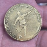 Moneda Muzeu CR7, Cristiano Ronaldo, The best in the World, metal, 3 cm