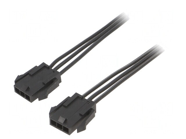 Cablu Micro-Fit 3.0 tată-tată 0.4m PVC 4A