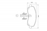 Set placute frana,frana disc MITSUBISHI OUTLANDER III (GF, GG, ZJ) (2012 - 2016) BOSCH 0 986 424 716