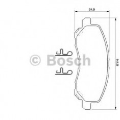 Set placute frana,frana disc MITSUBISHI OUTLANDER III (GF, GG, ZJ) (2012 - 2016) BOSCH 0 986 424 716