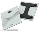 Cantar corporal Tesla BS103W, 180kg, baterii 2xAAA30x30cm, Alb