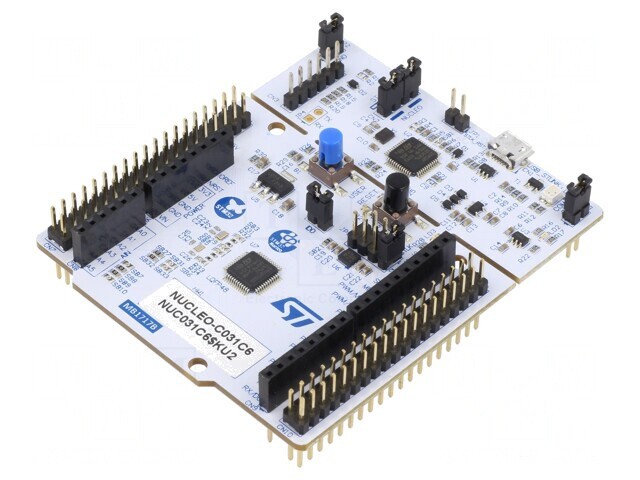Placă de Dezvoltare NUCLEO-C031C6 STM32C031C6T6 cu Conectori de Extensie
