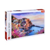 Puzzle Trefl de 1500 piese - Vedere din Manarola