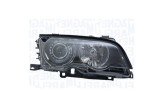 Far Bmw Seria 3 (E46), Coupe/Cabrio, 05.1999-09.2001, montare fata, dreapta, D2S+H7; electric; reflector negru; cu bec xenon; cu balast; cu motor; xe, Magneti Marelli