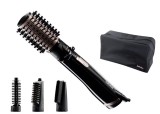 Perie rotativa BaByliss AS200E, 1000W, Ionizare, Perie 50 mm ceramica, 4 Accesorii, 2 Setari temperatura/viteza, Cool-Shot, geanta depozitare, Negru,