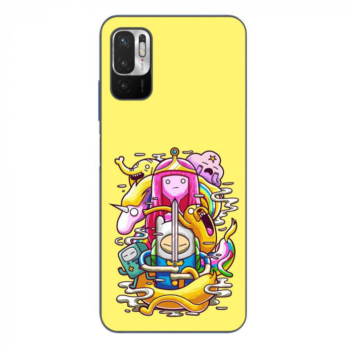 Husa compatibila cu Xiaomi Redmi Note 10 5G Silicon Gel Tpu Model Adventure Time Poster