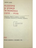Simion Ghita - Filozofie si stiinta in Romania (Editia: 1970)