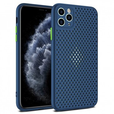 HUSA CAPAC SILICON BREATH, APPLE IPHONE XR, ALBASTRU foto