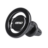 Suport auto telefon magnetic pentru grila ventilatie AMiO My Mag, compatibil MagSafe, brat rotativ 360 grade, pentru orice smartphone