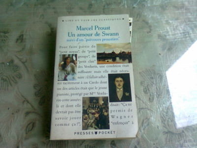 UN AMOUR DE SWANN - MARCEL PROUST (CARTE IN LIMBA FRANCEZA) foto