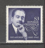 Austria.1980 100 ani nastere L.Ascher-compozitor MA.924, Nestampilat