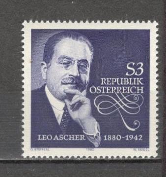 Austria.1980 100 ani nastere L.Ascher-compozitor MA.924